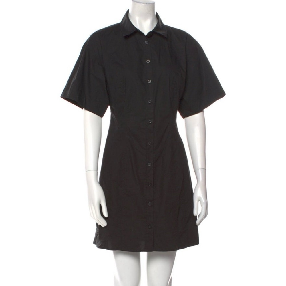 Frame Black Sleeve Mini Dress